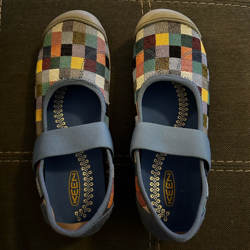 Keen Sienna Mary Jane. Size 8.5. New condition, discontinued patchwork style.